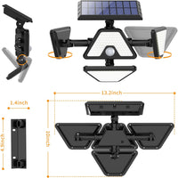 Solar Lights Outdoor Waterproof 275 LED Super Bright Motion Sensor