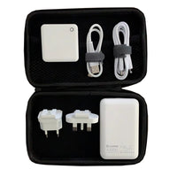 UXD 10,000mAH POWER BANK &Foldable Wall Fast Charger&2 Cables Set(2 types available usb c to c and usb c to MFi)