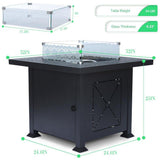 Outdoor 50,000 BTU Propane Patio Heater