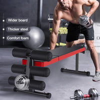 Tangnade Home Gym Adjustable Weight Bench Barbell Lifting Workout Fitness Incline