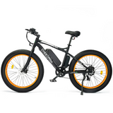 26 In. Fat Tire Electric Bicycle 26 x 4 In. Removable Battery 7-Speed