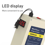 12V 20Ah Lithium-ion Rechargeable Battery Pack With Build-in BMS