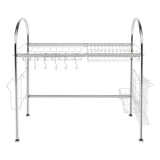 Stainless Steel Dish Drying Rack Over The Sink Kitchen Drainer Holder