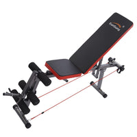 Tangnade Home Gym Adjustable Weight Bench Barbell Lifting Workout Fitness Incline