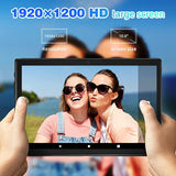Android Tablet 10 Inch, 1080p Full HD Display, 1920x1200 IPS Touchscreen, Octa-Core Processor, 4GB RAM, 64GB Storage, 128GB Expand, 5G/2.4G WiFi, 8MP+2MP Camera, GPS, Bluetooth 5.0, FM