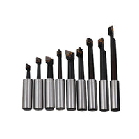 T005 2" Boring Head Set w/ R8 Shank, 9 Pc. Boring Bar Set
