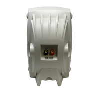 Audio Experience AES0101 Weatherproof Eco Patio Speakers 50W 4" 2-Way Woofer Speaker 1" Dome and Balance Tweeter, White