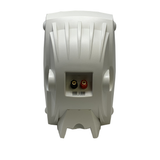Audio Experience AES0101 Weatherproof Eco Patio Speakers 50W 4" 2-Way Woofer Speaker 1" Dome and Balance Tweeter, White