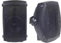 Audio Experience AES0105 Weatherproof Multi Patio Speakers (Pair, White) 80W, 5.25" 2-Way Woofer Speaker and 1" Balance Dome Tweeter