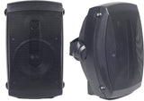 Audio Experience AES0107 Weatherproof Experience Patio Speakers (Pair, White) 100W, 6.5" 2-Way Woofer Speaker and 1" Aluminum Dome Tweeter