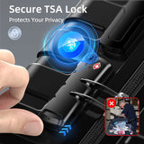SHOWKOO Luggage Sets Expandable PC+ABS Durable Suitcase Double Wheels TSA Lock 3pcs(Multiple Colors Available)