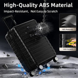 SHOWKOO Luggage Sets Expandable PC+ABS Durable Suitcase Double Wheels TSA Lock 3pcs(Multiple Colors Available)