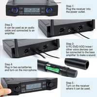 Microphone for Singing, WOQED Wireless Microphone, 2021 Upgraded, Wireless Microphone System, Cordless Mic Set, Wireless Microphone for Singing, Party, Home Karaoke, Meeting, Wedding, Church Brand: Artificial Flower