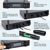 Microphone for Singing, WOQED Wireless Microphone, 2021 Upgraded, Wireless Microphone System, Cordless Mic Set, Wireless Microphone for Singing, Party, Home Karaoke, Meeting, Wedding, Church Brand: Artificial Flower