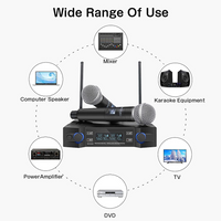 Microphone for Singing, WOQED Wireless Microphone, 2021 Upgraded, Wireless Microphone System, Cordless Mic Set, Wireless Microphone for Singing, Party, Home Karaoke, Meeting, Wedding, Church Brand: Artificial Flower