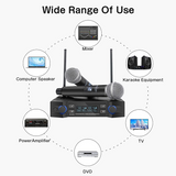 Microphone for Singing, WOQED Wireless Microphone, 2021 Upgraded, Wireless Microphone System, Cordless Mic Set, Wireless Microphone for Singing, Party, Home Karaoke, Meeting, Wedding, Church Brand: Artificial Flower