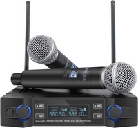 Microphone for Singing, WOQED Wireless Microphone, 2021 Upgraded, Wireless Microphone System, Cordless Mic Set, Wireless Microphone for Singing, Party, Home Karaoke, Meeting, Wedding, Church Brand: Artificial Flower