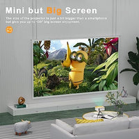 EAZVUE A1 Portable Mini Projector w/WiFi