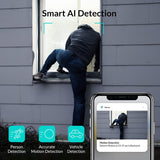 NETVUE Wireless Security Camera Outdoor, Rechargeable Battery Powered Surveillance Cameras for Home Security, Smart AI Detection, IP66 Waterproof, 2-Way Audio, 1080P Night Vision Cloud/SD Storage