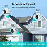 NETVUE Wireless Security Camera Outdoor, Rechargeable Battery Powered Surveillance Cameras for Home Security, Smart AI Detection, IP66 Waterproof, 2-Way Audio, 1080P Night Vision Cloud/SD Storage