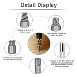 22Pcs Damaged Stripped Screw Extractor Set for Broken Screw,S2 Broken Bolt Extra