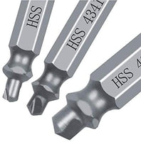 Screw Extractor-Screw Extractor Set-6 piece set of Easy Out Bolt Extractor- -Damaged&Stripped Screw Extractor Remover Set-Broken Bolt Extractor Kit-Durable Screw Extractor Set