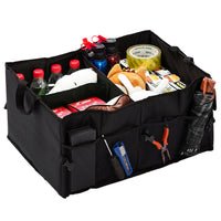 Trunk Cargo Organizer Folding Collapsible Caddy Storage Bag Bin Car Truck SUV