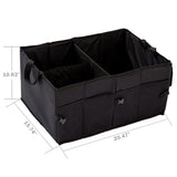Trunk Cargo Organizer Folding Collapsible Caddy Storage Bag Bin Car Truck SUV