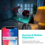 NETVUE Indoor Camera - Baby Monitor with Camera and Audio, 2-Way Real-time1080p Night Vision, Advanced AI Motion Detection, Home Security Camera for Baby Nanny Elderly and Pet Monitor, Work with Alexa