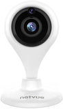 Netvue Indoor Camera, 1080P FHD 2.4GHz WiFi Pet Camera, Home Camera for Pet/Baby/Nanny, Dog Camera 2-Way Audio, Indoor Security Camera Night Vision, AI Human Detection, Cloud Storage/TF Card, White