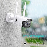 Security Camera Outdoor, 1080P WiFi Surveillance Camera for Home Security, with Night Vision, 8X Digital Zoom, A.I. Motion Detection, Instant Alert, IP66 Waterproof, 2-Way Audio, Cloud Storage/SD Card