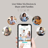 NETVUE Upgraded 2K Indoor Camera, Baby Monitor with Camera and Audio, Advanced AI Detection, FHD Night Vision Pet Camera, Home Camera with H.265 High-Efficiency Video Coding for Pet/Baby/Nanny