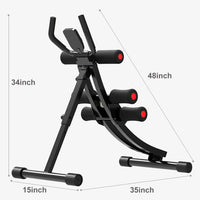 Abdominal Exercise Machine Cruncher Trainer Fitness Body Shaper Gym Equipment