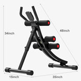 Abdominal Exercise Machine Cruncher Trainer Fitness Body Shaper Gym Equipment