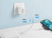 UXD 10,000mAH POWER BANK &Foldable Wall Fast Charger&2 Cables Set(2 types available usb c to c and usb c to MFi)