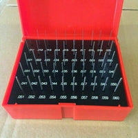 T0018 Pin Gage Set M0-, 0.011" to 0.060" Minus Class ZZ