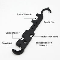Multifunction Removal Tool, Castle Nut Removal Wrench,Spanner Nut Wrench Outdoor