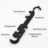 Multifunction Removal Tool, Castle Nut Removal Wrench,Spanner Nut Wrench Outdoor